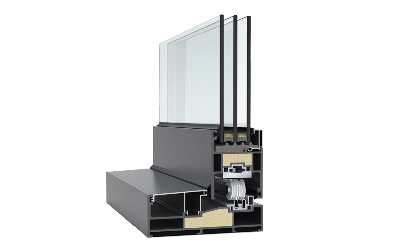 低能耗材料、耐腐蚀、力学优异、导热系数低，水密性、气密性、风压、隔音效果好。
K值:1.2-1.4W/mK